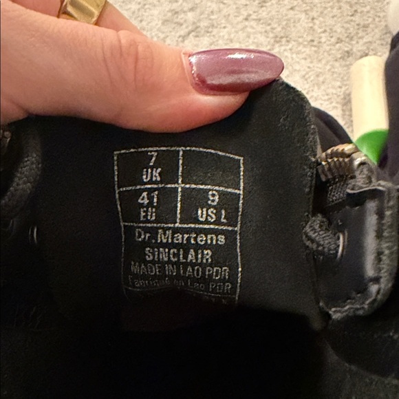 Dr. Martens Black Leather Moto Boots - Picture 6 of 6